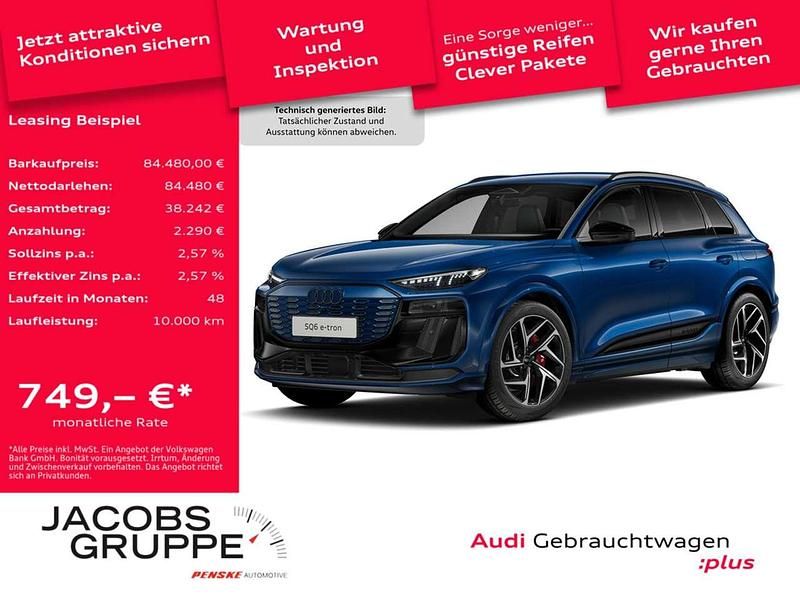 Blau Gebraucht 2025 Audi SQ6 e-tron Sport SUV | 84.480 € (Fairer Preis) - Bild 1/4