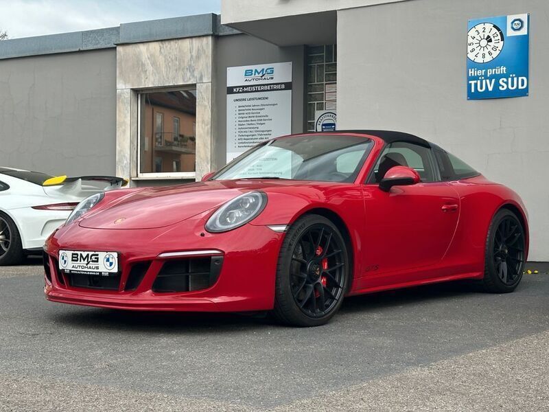 Rot Gebraucht 2018 Porsche 911 Targa 4 Cabrio | 115.991 € (Superpreis) - Bild 1/4