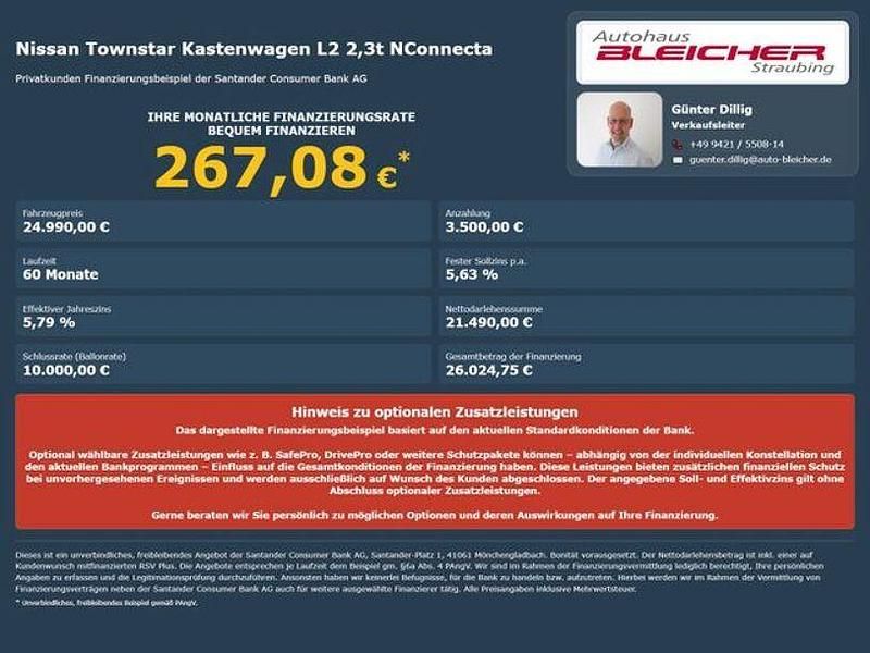 Gebraucht Nissan Townstar N-Connecta 131 PS (96 kW) 2025 Grey highland Van