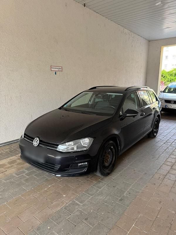 Schwarz Gebraucht 2014 VW Golf VII Kombi | 6.200 € (Superpreis) - Bild 1/4