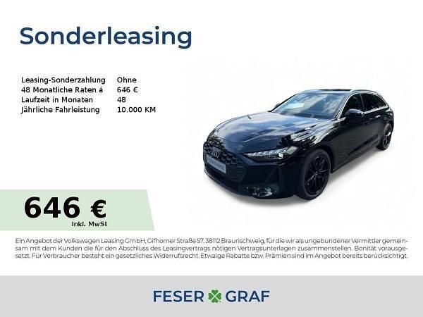Mythosschwarz metallic Neu 2025 Audi A5 Comfort Coupé | 55.989 € (Superpreis) - Bild 1/4