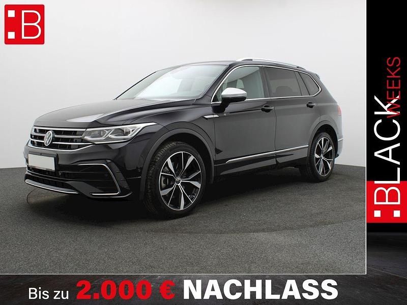 Schwarz Gebraucht 2024 VW Tiguan Allspace R-line SUV | 42.450 € (Etwas zu teuer) - Bild 1/1