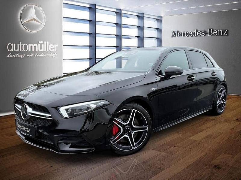 Schwarz Gebraucht 2024 Mercedes A35 AMG AMG Limousine | 42.980 € (Superpreis) - Bild 1/4