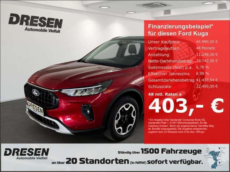 Lucid red metallic Gebraucht 2025 Ford Kuga Active X SUV | 40.390 € (Guter Preis) - Bild 1/4
