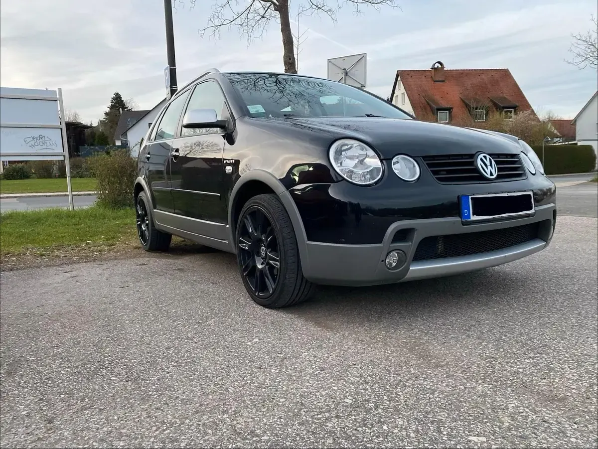 Gebraucht VW Polo Cross 75 PS (55 kW) 2005 Schwarz Kleinwagen