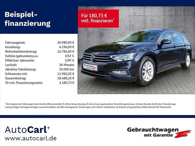 Schwarz Gebraucht 2023 VW Passat Business Kombi | 23.580 € (Fairer Preis) - Bild 1/4