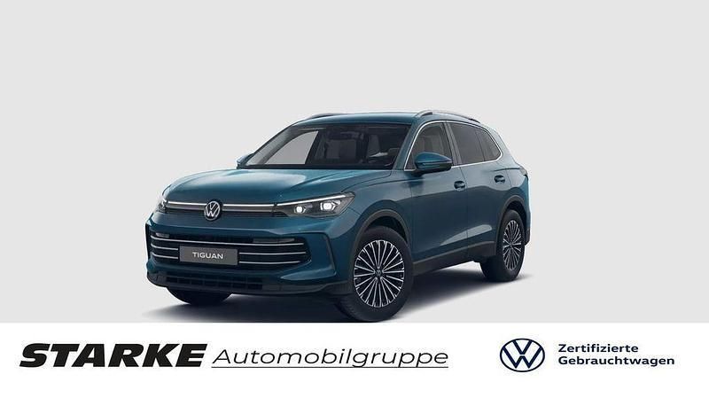 Blau Gebraucht 2024 VW Tiguan Elegance SUV | 38.930 € (Fairer Preis) - Bild 1/4