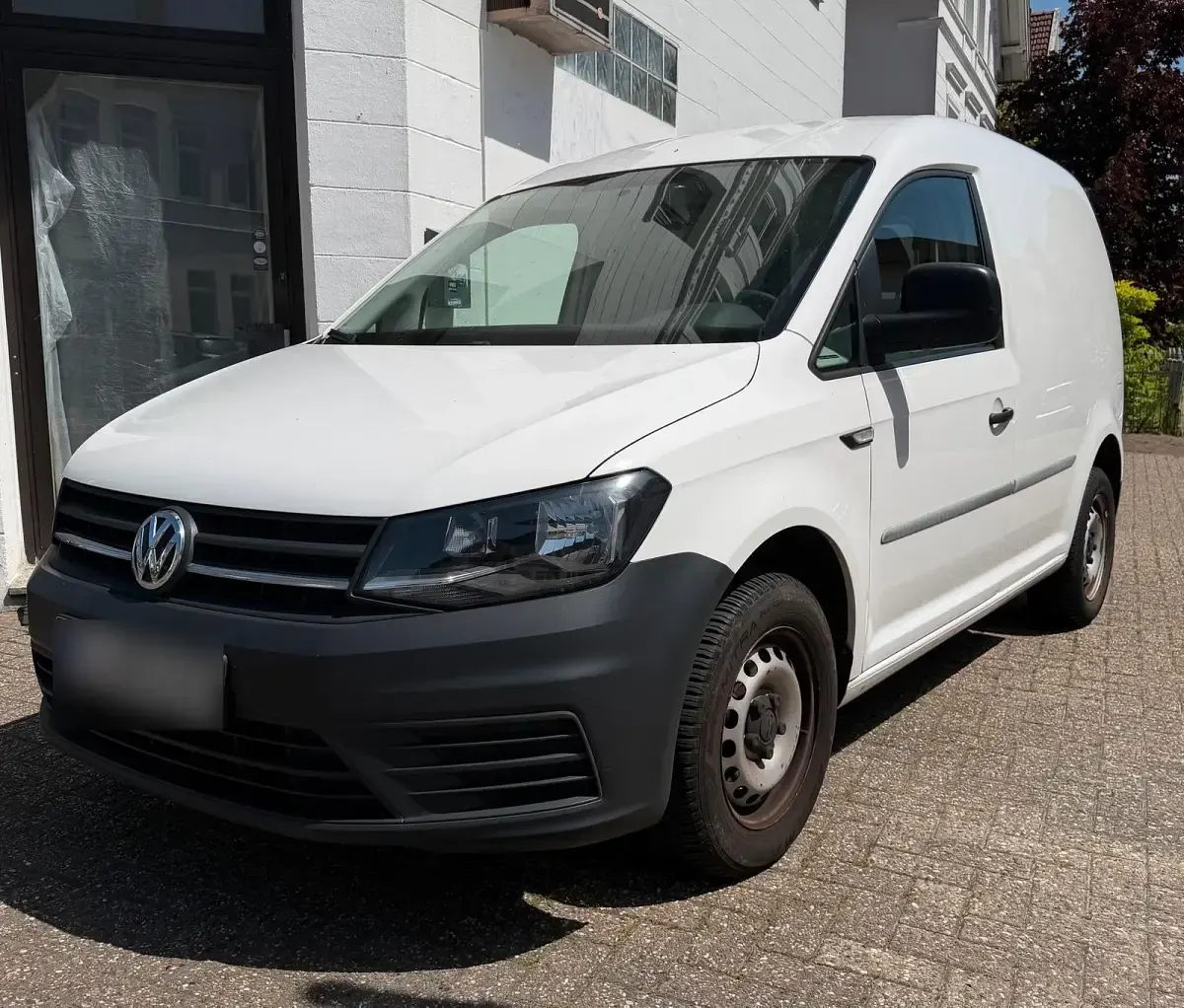 Gebraucht VW Caddy 84 PS (61 kW) 2018 Weiß Van / Kleinbus