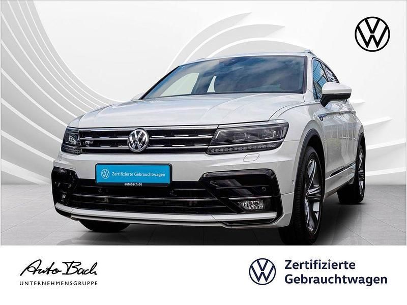 Weiß (oryxweiß perlmutteffekt) Gebraucht 2020 VW Tiguan R-line SUV | 30.940 € (Guter Preis) - Bild 1/4