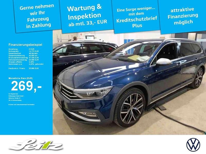 Aquamarinblau metallic Gebraucht 2022 VW Passat Alltrack Kombi | 23.849 € (Guter Preis) - Bild 1/3