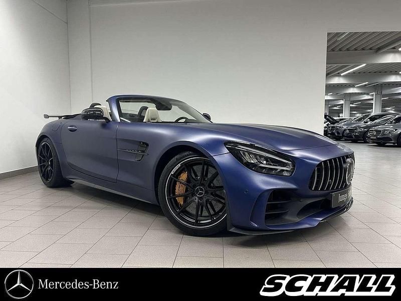Designo brillantblau magno Gebraucht 2019 Mercedes AMG GT AMG Cabrio | 199.898 € - Bild 1/4