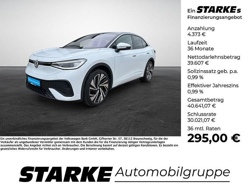 Weiß (gletscherweiß metallic) Gebraucht 2024 VW ID.5 Pro SUV | 43.980 € (Superpreis) - Bild 1/4