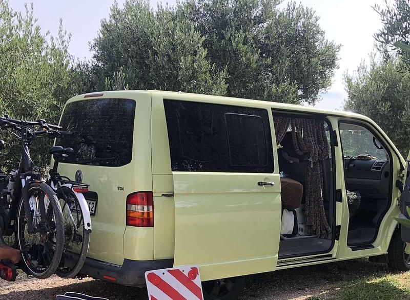 Gebraucht VW T5 101 PS (74 kW) 2004 Grün Van