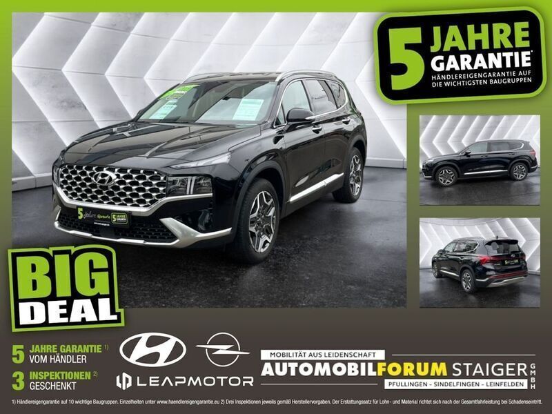 Abyss black / mic Gebraucht 2022 Hyundai Santa Fe Prime SUV | 37.990 € (Fairer Preis) - Bild 1/4