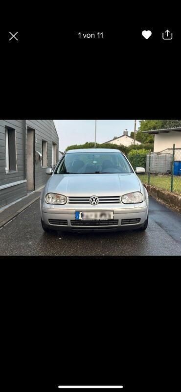 Silber Gebraucht 1998 VW Golf IV Kleinwagen | 750 € (Superpreis) - Bild 1/4