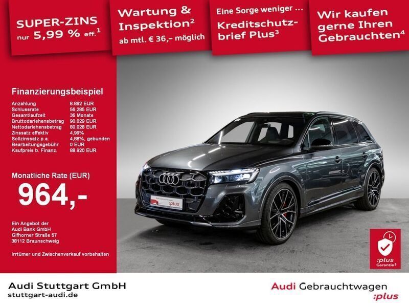 Daytonagrau perleffekt Gebraucht 2024 Audi Q7 S-Line SUV | 92.940 € - Bild 1/2