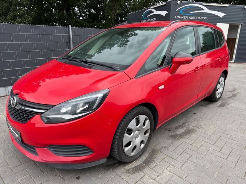 Rot Gebraucht 2017 Opel Zafira Edition Van / Kleinbus | 6.799 € (Etwas zu teuer) - Bild 1/4