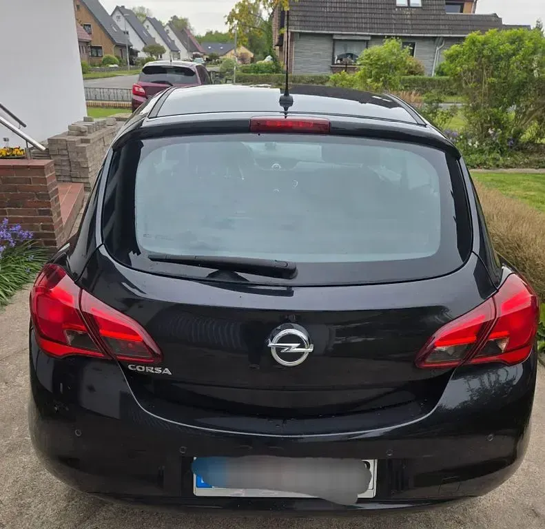 Gebraucht Opel Corsa Edition 69 PS (50 kW) 2016 Schwarz Kleinwagen
