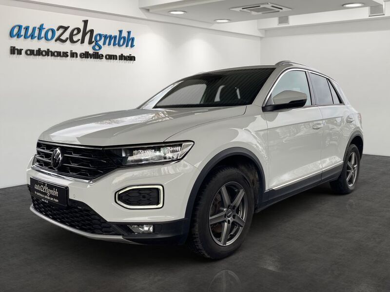 Pure white Gebraucht 2021 VW T-Roc Sportline SUV | 24.450 € (Guter Preis) - Bild 1/4