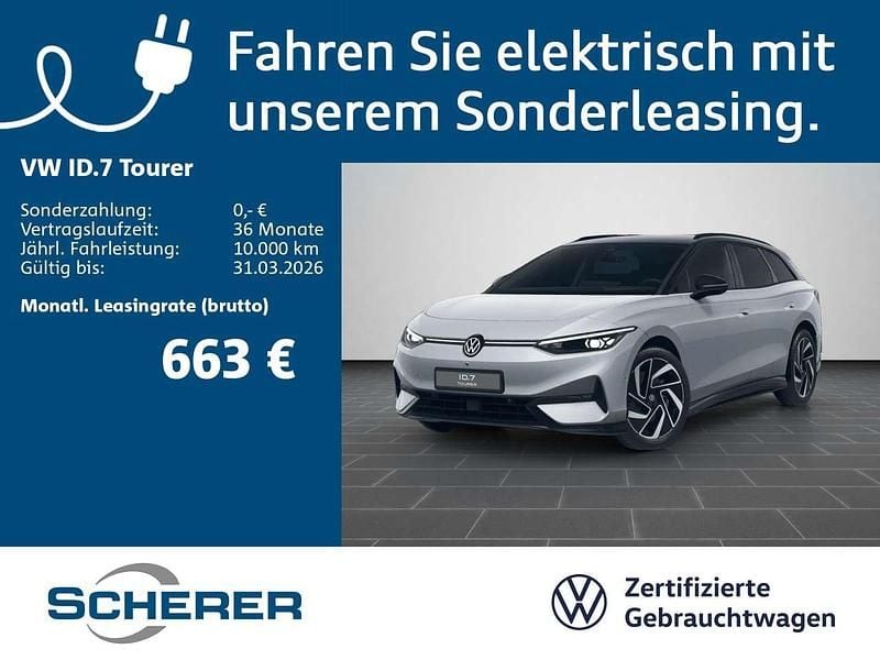 Gebraucht VW ID.7 Pro 210 kW (286 PS) 2025 Scale silver metallic schwarz (metallic) Kombi