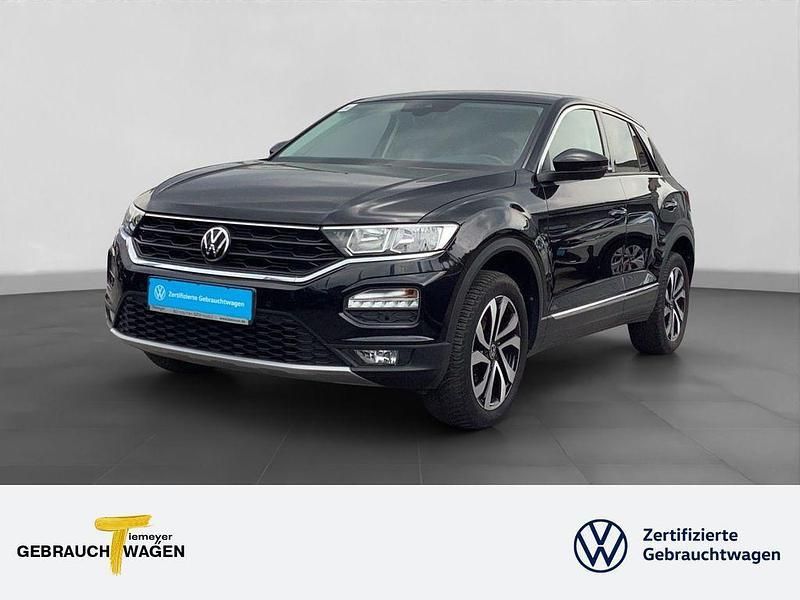 Schwarz Gebraucht 2021 VW T-Roc Active SUV | 21.860 € (Guter Preis) - Bild 1/4