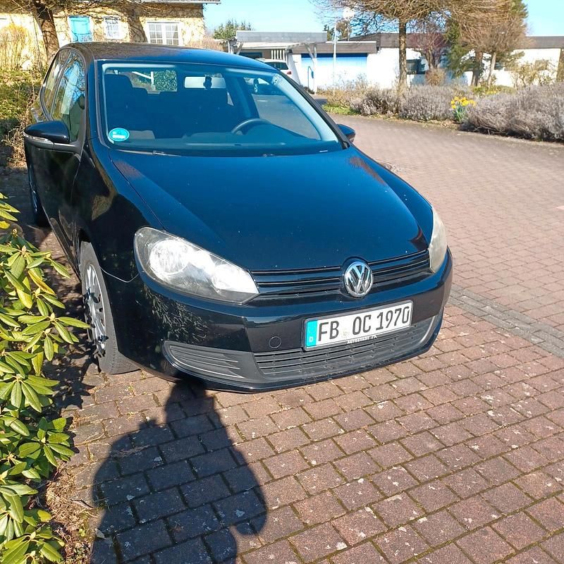 Gebraucht VW Golf VI Trendline 80 PS (58 kW) 2009 Schwarz Kleinwagen