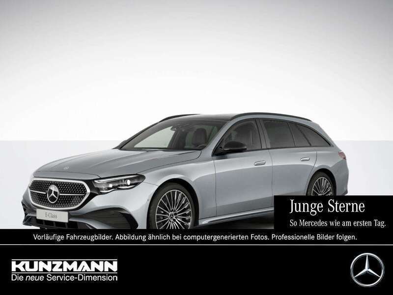 Hightechsilber metallic Gebraucht 2024 Mercedes E450 AMG Kombi | 78.909 € (Guter Preis) - Bild 1/4