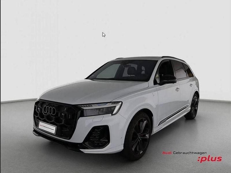 Gletscherweiß metallic Gebraucht 2024 Audi Q7 S-Line SUV | 84.930 € (Etwas zu teuer) - Bild 1/4