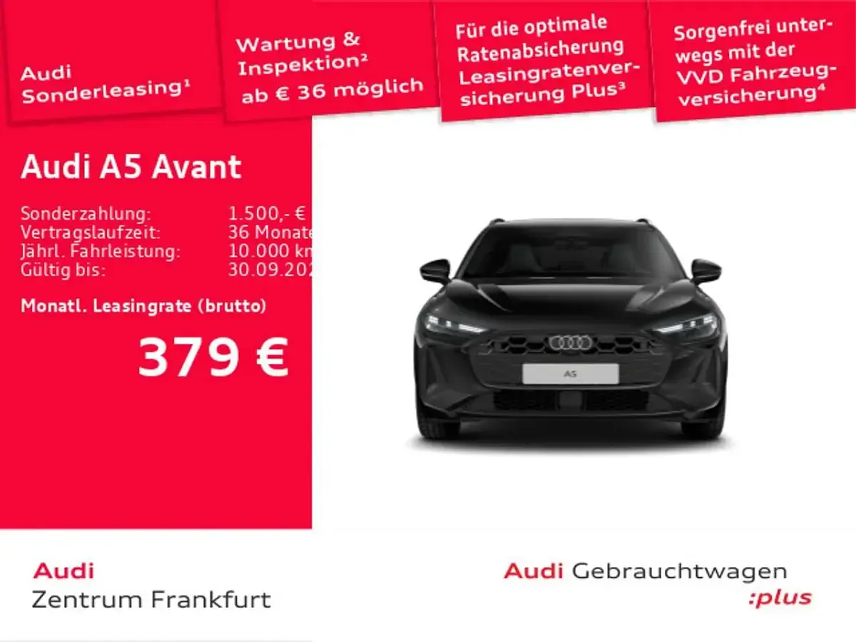 Gebraucht Audi A5 Sport 204 PS (150 kW) 2025 Schwarz Kombi
