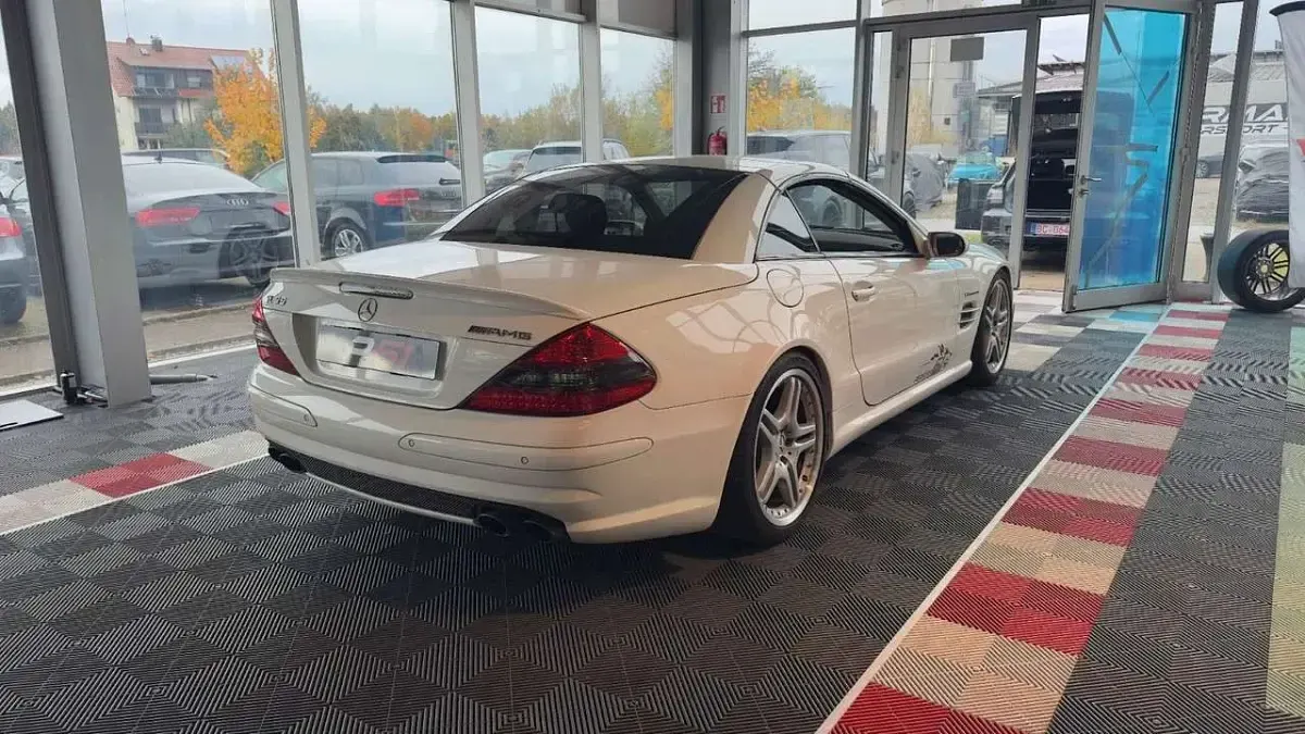 Gebraucht Mercedes SL55 AMG AMG 517 PS (380 kW) 2007 Alabasterweiss  unilack Cabrio