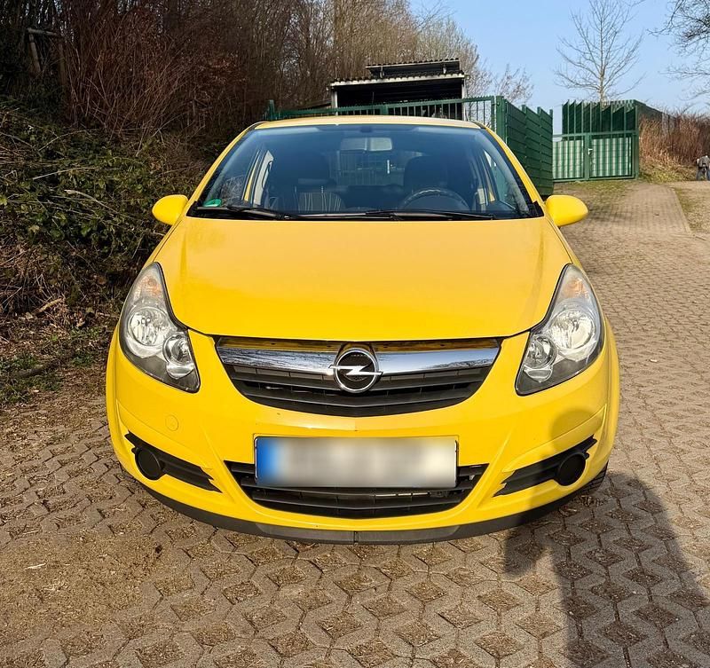 Gebraucht Opel Corsa 69 PS (50 kW) 2010 Gelb Kleinwagen