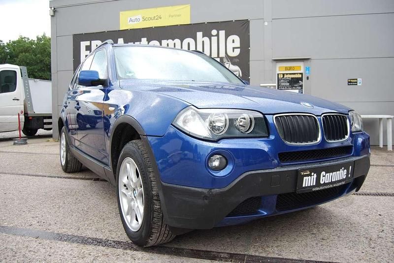 Blau Gebraucht 2007 BMW X3 Efficient Dynamics SUV | 7.299 € (Fairer Preis) - Bild 1/4
