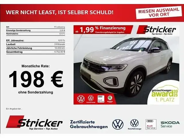 Gebraucht VW T-Roc Goal 150 PS (110 kW) 2025 Pure white SUV