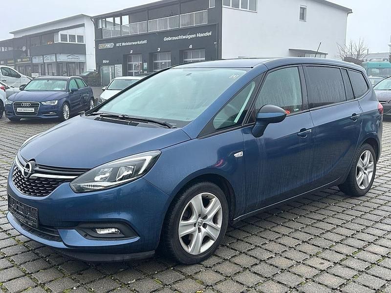 Gebraucht Opel Zafira Tourer Edition 140 PS (102 kW) 2017 Blau Van / Kleinbus