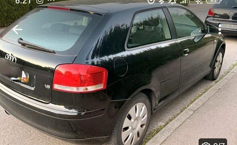 Schwarz Gebraucht 2007 Audi A3 Ambition Limousine | 1.600 € (Superpreis) - Bild 1/4