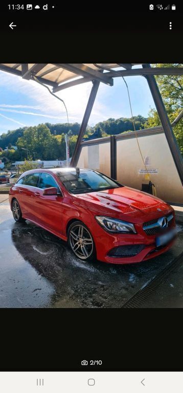 Rot Gebraucht 2016 Mercedes CLA180 Shooting Brake AMG Kombi | 15.900 € (Guter Preis) - Bild 1/4