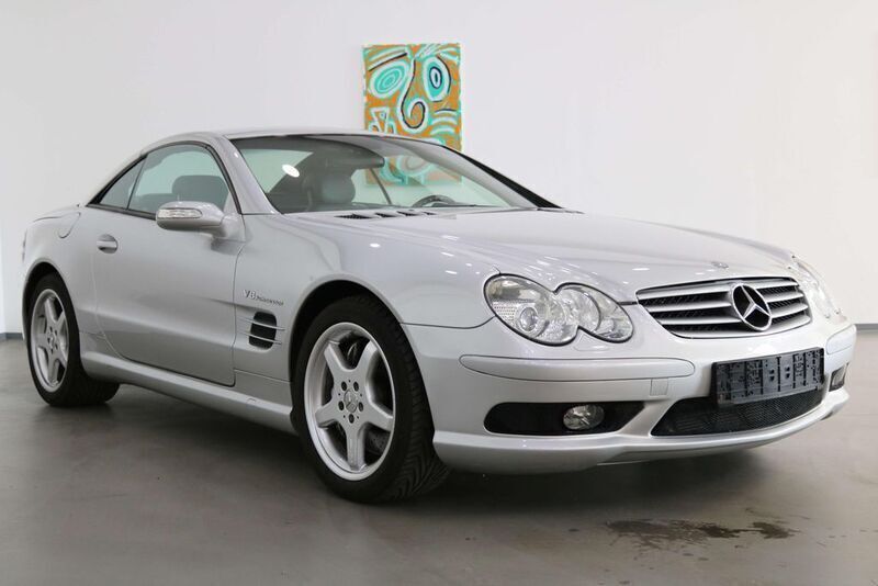 Brillantsilbermetallic Gebraucht 2003 Mercedes SL55 AMG AMG Cabrio | 39.790 € (Guter Preis) - Bild 1/4
