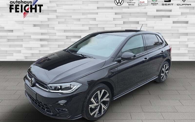 Schwarz Neu 2024 VW Polo R-line Limousine | 34.723 € - Bild 1/4