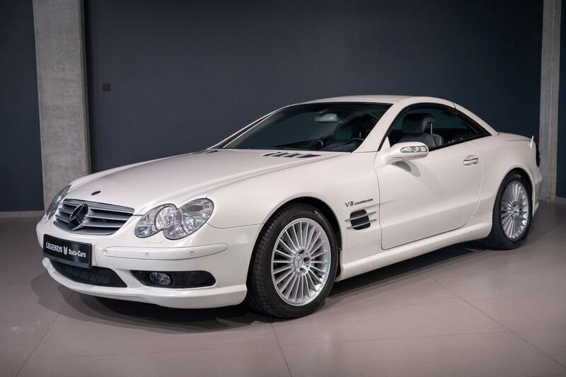 Weiß Gebraucht 2005 Mercedes SL55 AMG AMG Cabrio | 50.120 € (Teuer) - Bild 1/4