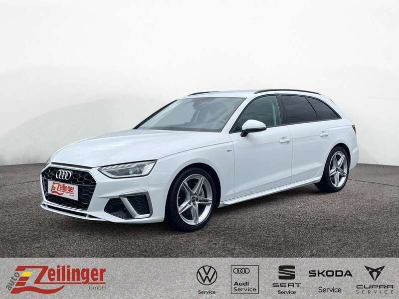 Weiß Gebraucht 2023 Audi A4 S-Line Kombi | 36.471 € (Superpreis) - Bild 1/4