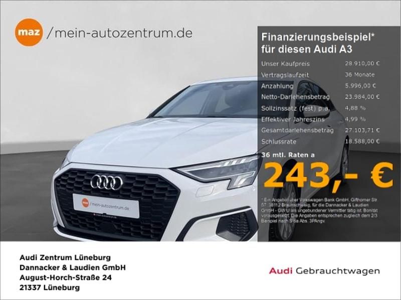 Gebraucht Audi A3 Sportback e-tron Basis 204 PS (150 kW) 2024 Ibisweiß Kleinwagen