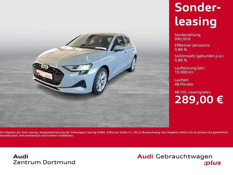 Pfeilgrau perleffekt Gebraucht 2025 Audi A3 Advanced Plus Limousine | 32.444 € (Superpreis) - Bild 1/4