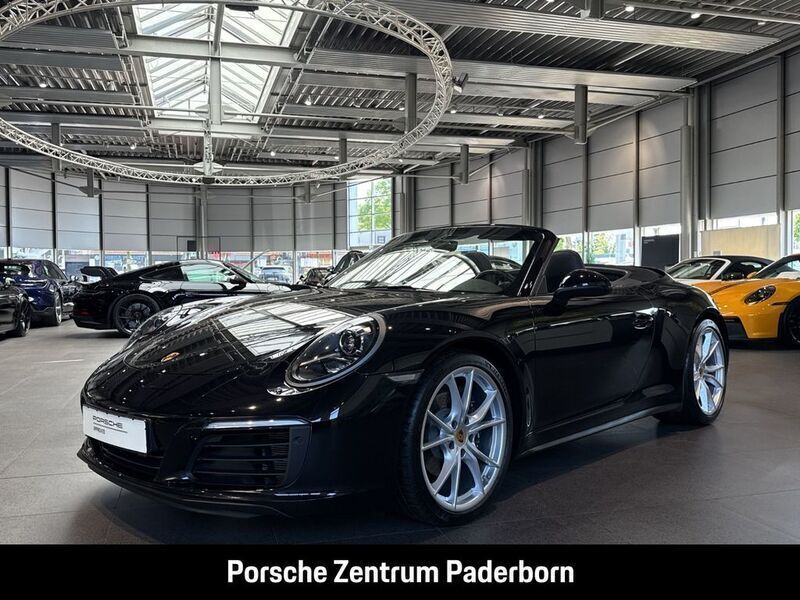Schwarz Gebraucht 2018 Porsche 911 Carrera 4 Cabriolet Cabrio | 109.890 € (Etwas zu teuer) - Bild 1/4