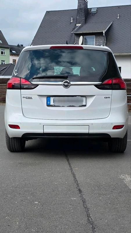 Gebraucht Opel Zafira Tourer 138 PS (101 kW) 2014 Weiß Van / Kleinbus