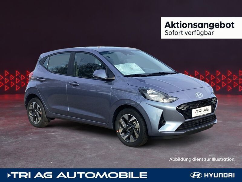 Meta blue / mic Gebraucht 2024 Hyundai i10 Trend Kleinwagen | 15.792 € (Fairer Preis) - Bild 1/4