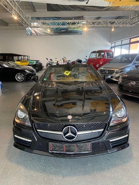 Schwarz Gebraucht 2012 Mercedes SLK55 AMG AMG Cabrio | 36.900 € (Superpreis) - Bild 1/4