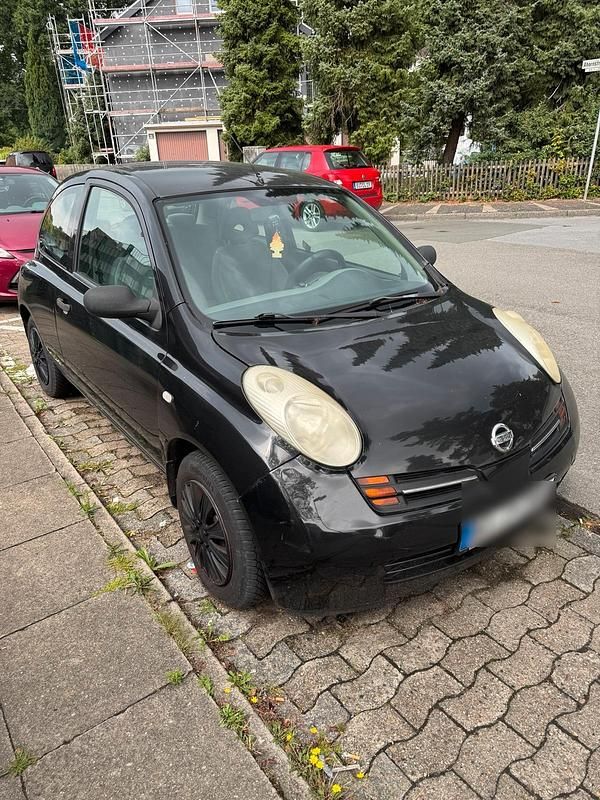 Schwarz Gebraucht 2003 Nissan Micra Kleinwagen | 500 € - Bild 1/3