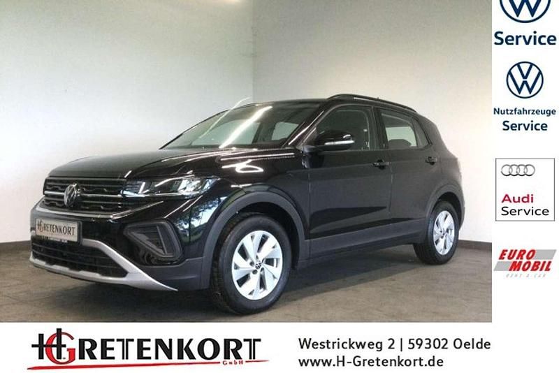 Deep black perleffekt (schwarz) Gebraucht 2024 VW T-Cross Life SUV | 26.590 € (Etwas zu teuer) - Bild 1/4