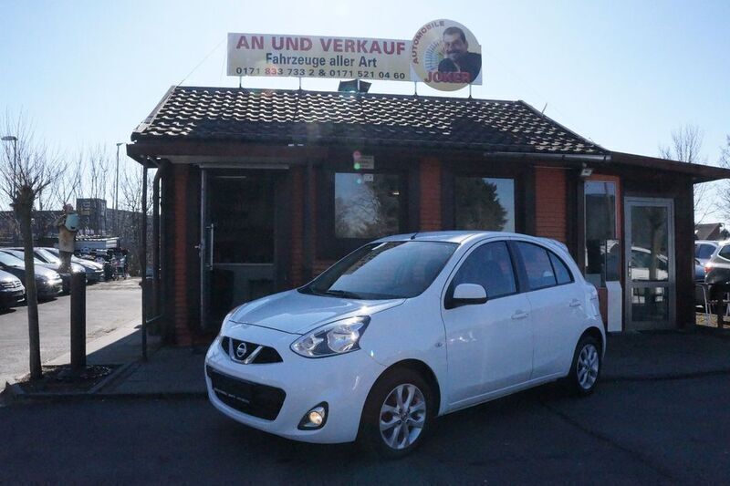 Weiß Gebraucht 2016 Nissan Micra Acenta Kleinwagen | 3.990 € (Guter Preis) - Bild 1/4