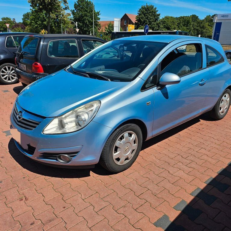Blau Gebraucht 2008 Opel Corsa Cosmo Limousine | 1.300 € (Superpreis) - Bild 1/4